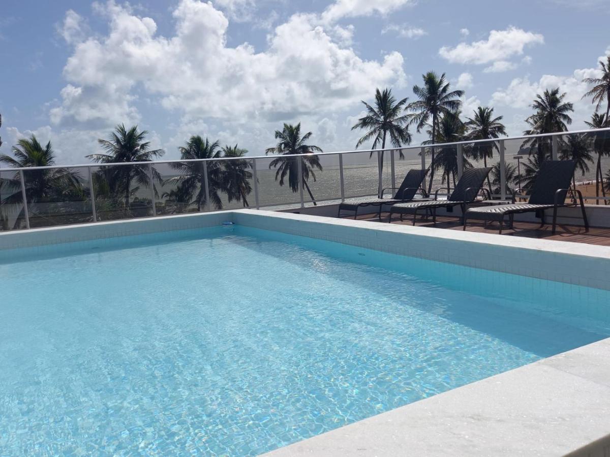 João PessoaPuerto Ventura Flat Beira Mar De Cabo Brancoアパートメント エクステリア 写真