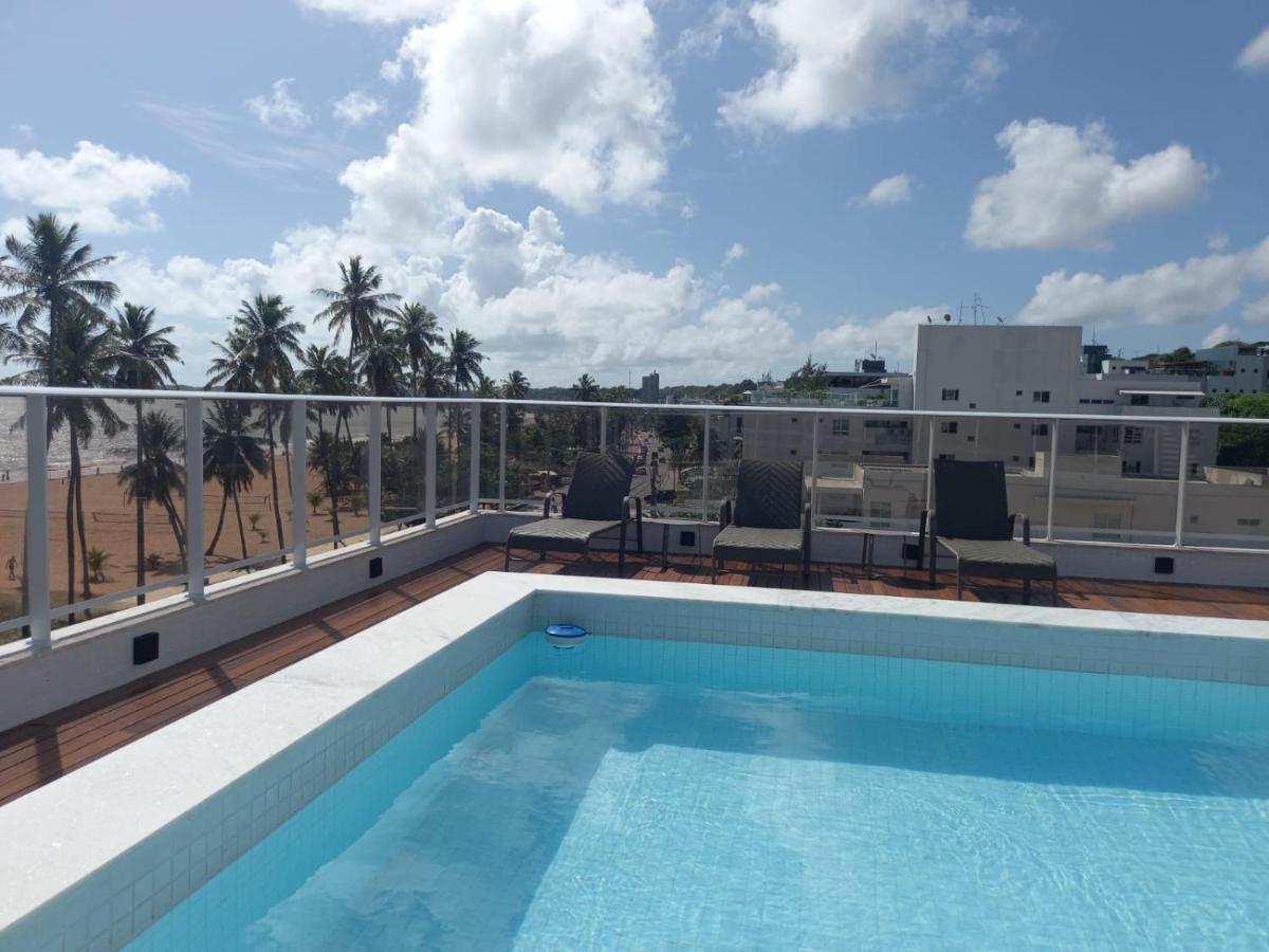 João PessoaPuerto Ventura Flat Beira Mar De Cabo Brancoアパートメント エクステリア 写真