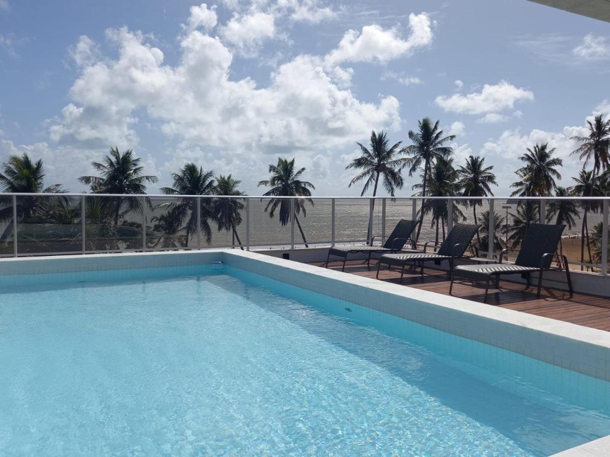 João PessoaPuerto Ventura Flat Beira Mar De Cabo Brancoアパートメント エクステリア 写真