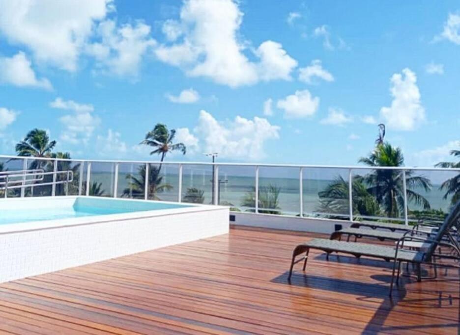 João PessoaPuerto Ventura Flat Beira Mar De Cabo Brancoアパートメント エクステリア 写真